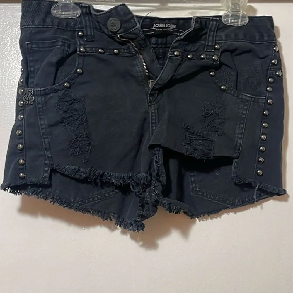 John John cut off jean shorts size 24